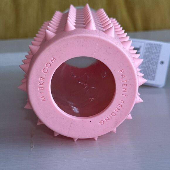 BKR Brand “Little Spiked Elle” Pink - Glass Bottle Top Has Handle 16oz New - Picture 5 of 6